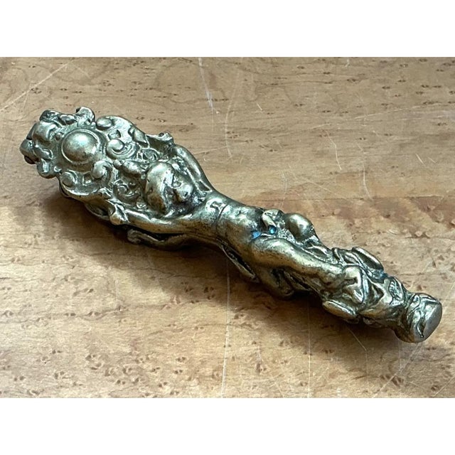 Vintage Ornate Metal Nutcracker For Sale - Image 12 of 12
