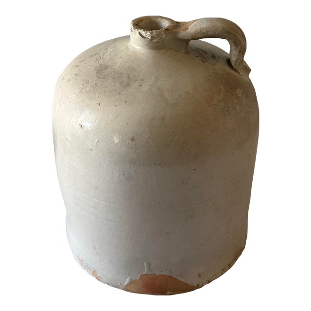 Vintage Stoneware Crock Jug For Sale