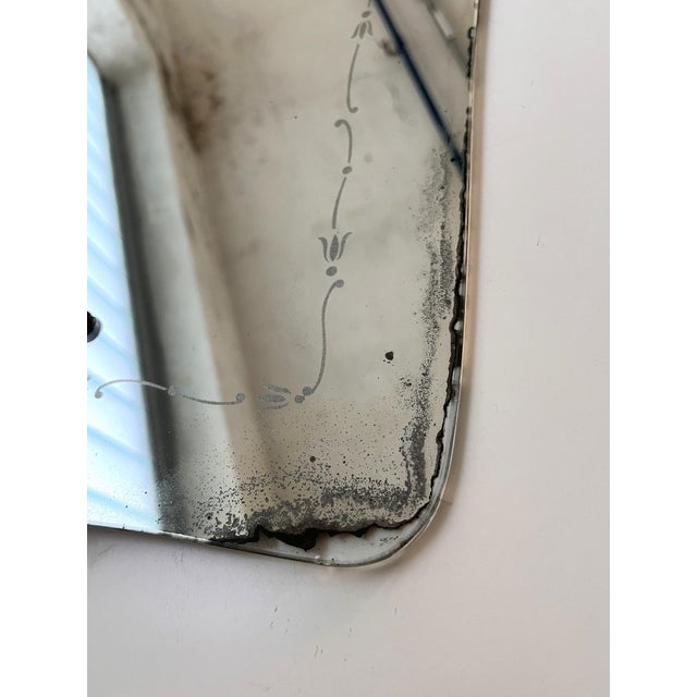 Vintage Italian Wall Mirror with Decorations, 1950s For Sale - Image 11 of 17