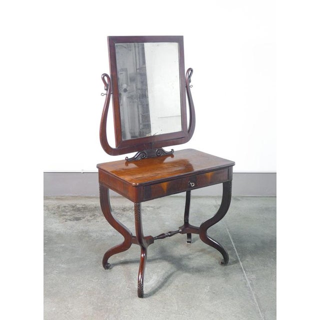 Charles X Dressing Table with Drawer For Sale - Image 4 of 18