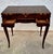 French Provincial 1940s French Louis XV Vanity Table with Mirror and Side Drop Leaves For Sale - Image 3 of 10