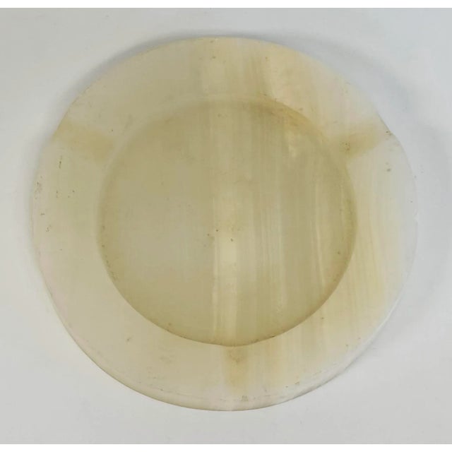 Mid-Century Modern Vintage Large Round Stone Ashtray or Catchall Dish For Sale - Image 3 of 5