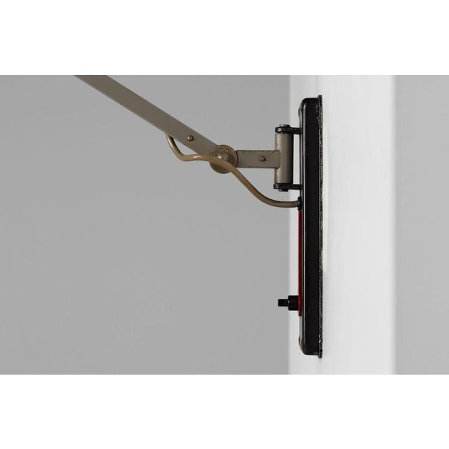 Black Model 4050 Panama Wall Lamp by Wim Rietveld for Gispen, 1955 For Sale - Image 13 of 18