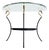 Vintage Brass Swan Console Table in the style of Maison Jansen, 1980s For Sale