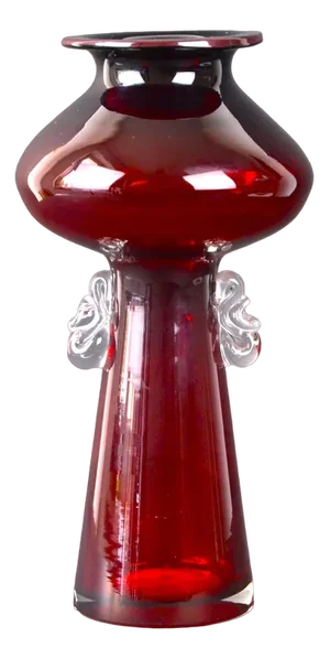 Glass Vase by Jerzy Słuczan -Orkusz for Tarnowiec, 1980s