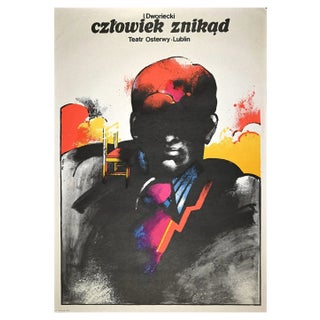 Osterwy Theater Lublin Offset Poster by Jan Sawka, 1977 For Sale