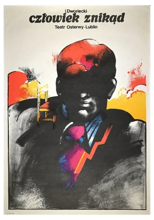 Osterwy Theater Lublin Offset Poster by Jan Sawka, 1977
