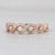 Modern 0.33ctw Diamond Stackable Ring 14k Rose Gold Size 6 Wedding Band For Sale - Image 3 of 7