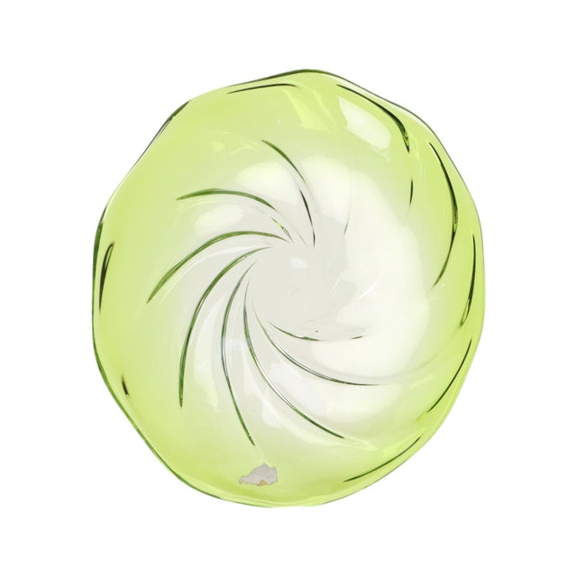 Large Crystal Fruit Bowl from Val Saint Lambert, 1950s For Sale - Image 4 of 14