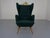 French Wingback Chair with Kvadrat Tonica Upholstery, 1950s For Sale - Image 16 of 18