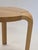 Wood Vintage Stool X600 by Alvar Aalto for Artek, Finland, 1960s For Sale - Image 7 of 9