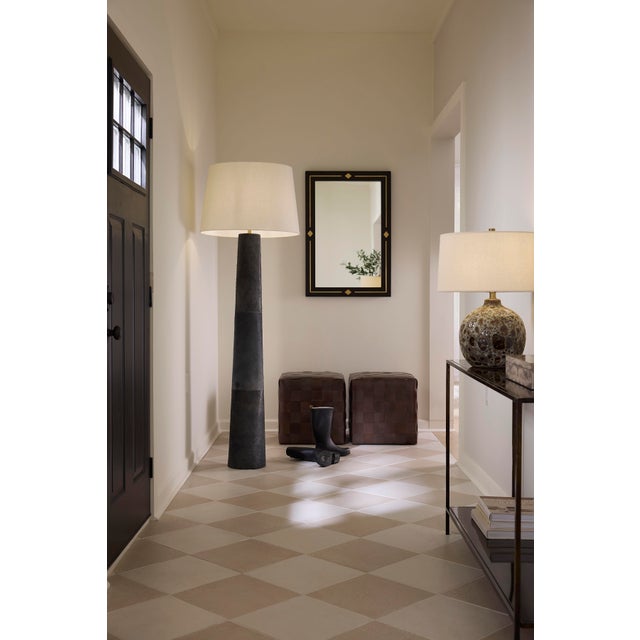 2020s Robertson Floor Lamp, Slate Hide For Sale - Image 5 of 6