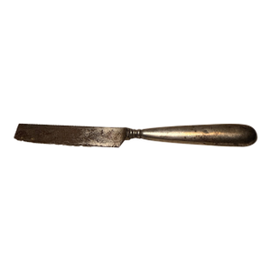 Antique Victorian Sterling Silver Handle Serrated Fruit Knife