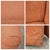 Vintage Square Back Rust Orange Upholstered Skirted Roll Arm Lounge Chairs - A Pair For Sale - Image 12 of 17