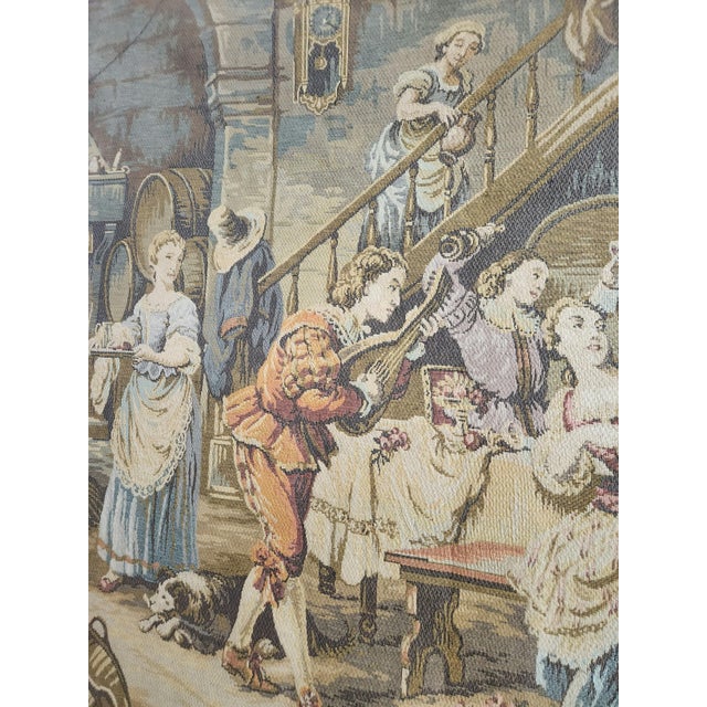 French Jacquard Tapestry, 1940s For Sale - Image 9 of 18