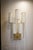 Tiges5 Wall Sconces in Patinated Gold Metal and Fabric by Aymeric Lefort, Set of 2 For Sale - Image 4 of 18