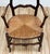 Brown Antique Carved Wood French Country Rush Seat Dining Chairs, Set of 6 For Sale - Image 8 of 18