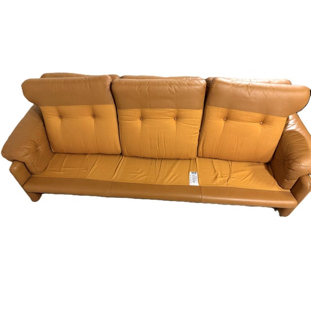 Leather Coronado Sofa by Tobia & Afra Scarpa for B&B, Italy, 1970s For Sale - Image 16 of 18