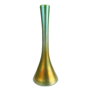Early 20th Century Signed L. C. Tiffany Favrile Art Glass Vase