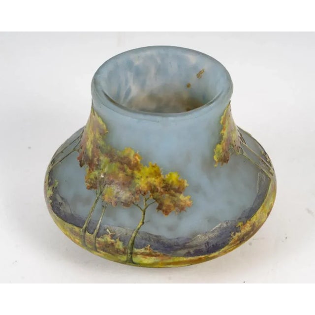 Landscape Vase by Daum Nancy, 1920s For Sale - Image 3 of 7