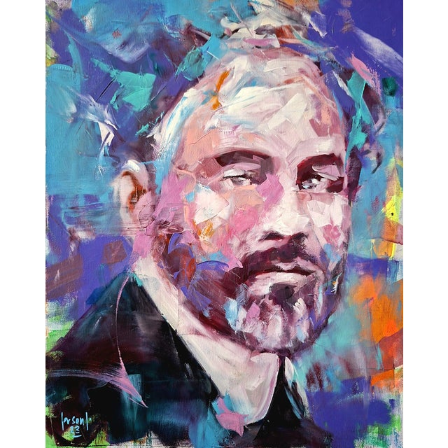 Jimenez, Inspiration Gustav Klimt, Oil on Canvas For Sale