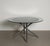 Round Nodo Table in Chromed Steel and Glass attributed to Carlo Bartoli for Tisettanta, 1970s For Sale - Image 6 of 10