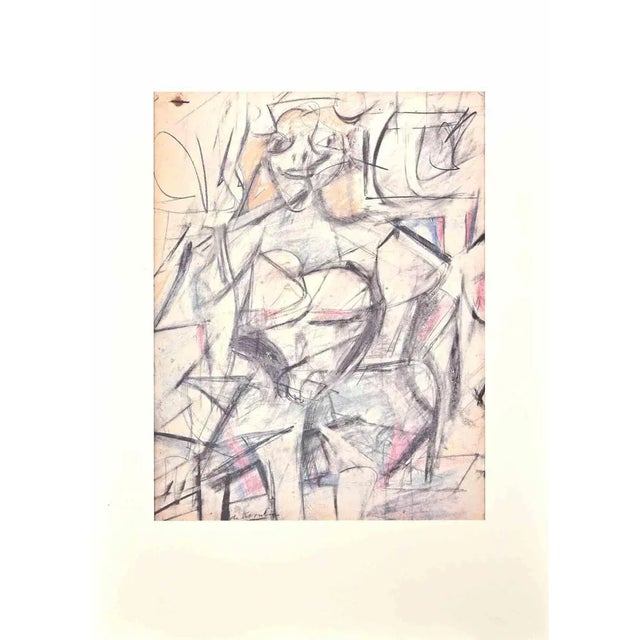 Willem De Kooning, Woman, Offset and Lithograph, 1985 For Sale - Image 3 of 3