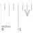 Early 21st Century 10K White Gold 1/10 Cttw Diamond 'V' Initial Stud Earring For Sale - Image 5 of 5