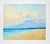 Abstract Serene Coastal Abstract Beach Scene - Original Oil on Canvas, by Arciero For Sale - Image 3 of 5