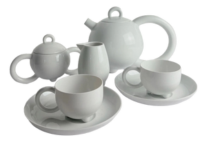 Vintage Coffee and Tea Set by Matteo Thun for Arzberg, 1989, Set of 7