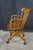 Mid Century Oak Bentwood Windsor Barrel Back Swivel Bankers Office Desk Chair For Sale - Image 13 of 18