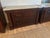 Baker Furniture Company Pair of Baker Furniture Neoclassical Mahogany Chests With Original Stone Tops & Brass-Tone Hardware For Sale - Image 4 of 14