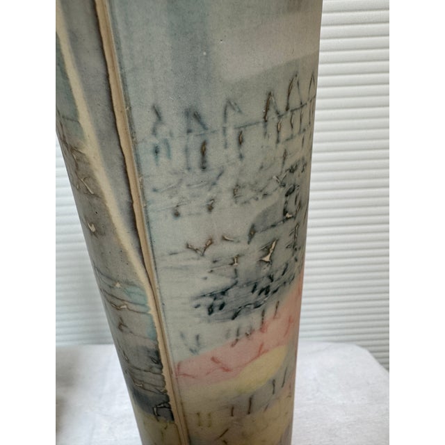 Blue Susan Nemeth Porcelain Vases, Set of Two For Sale - Image 8 of 12