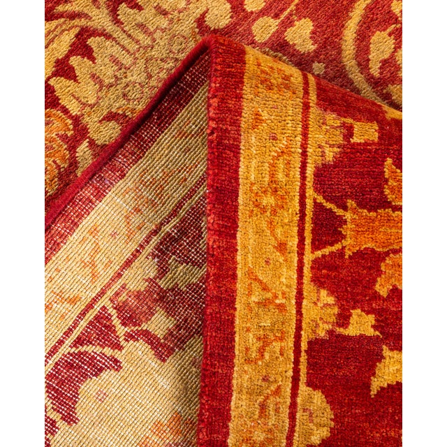 Eclectic, One-of-a-Kind Hand-Knotted Area Rug - Red, 5' 1" x 9' 7" For Sale In New York - Image 6 of 8