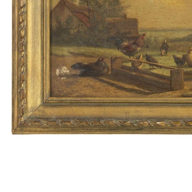 Rustic Jean-Baptiste Van Leemputten, Landscape, 19th Century, Oil on Canvas For Sale - Image 3 of 6