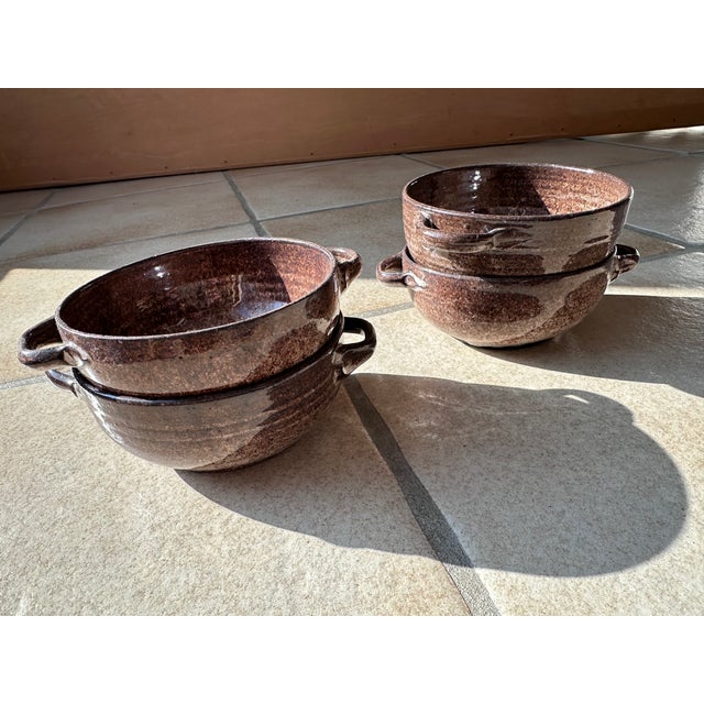 Ceramic Soup Bowls from Serocka, Germany, 1970s, Set of 4 For Sale - Image 9 of 11