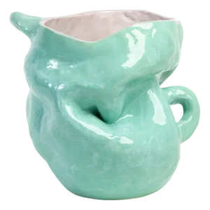 Punch Bowl Flora #1 Aqua by Constanza Almazàn Carrasco