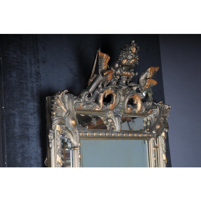 Historicism Gilt Wood Mirror, 1870s For Sale - Image 18 of 18