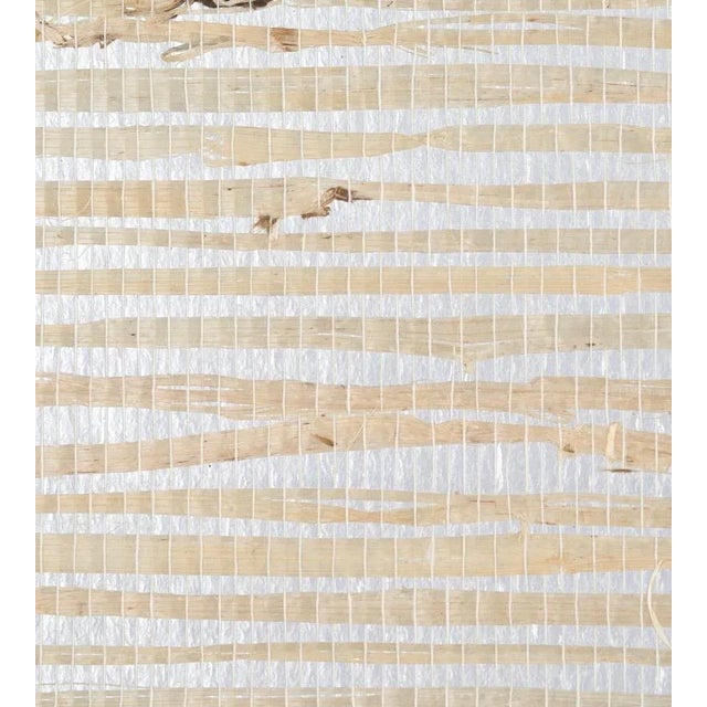 Contemporary The House of Scalamandre Delilah Wallcovering, Silver For Sale - Image 3 of 3