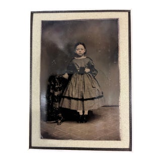 Vintage Tin Type, Framed For Sale