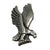 Original 1980s sterling silver American Bold Eagle lapel pin featuring an eagle flying through the sky ready to attack....