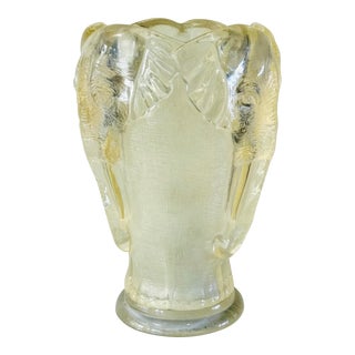 70’s French Style Acrylic Elephant Lamp For Sale