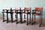 1960s 1960s Sergio Rodrigues Style Brazilian Barstools in Patinated Leather - Set of 4 For Sale - Image 5 of 15