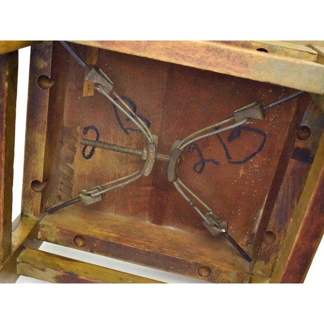 Early 20th Century Solid Wood Schoolhouse Child Chair With Ladder Back Style For Sale - Image 13 of 13