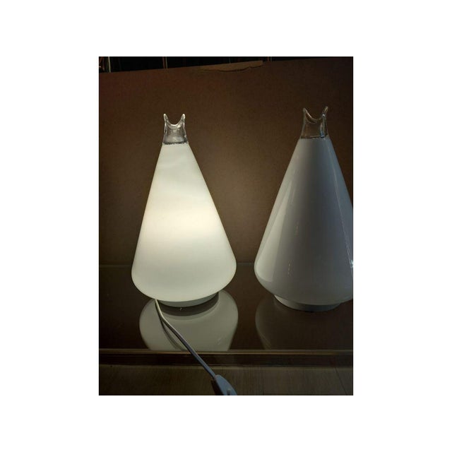 Metal Leucos Edition Butoh Lamps by Noti Massari, 1972, Set of 2 For Sale - Image 7 of 7