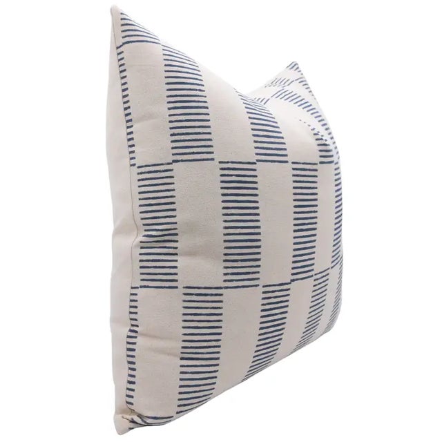 Bold and dynamic, the Zig-Zag cushion cover adds a modern edge to traditional craftsmanship. Hand block printed on durable...