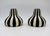 Art Deco Bauhaus Era Velten Vordamm Art Deco Vase Pair in Black and White For Sale - Image 3 of 12