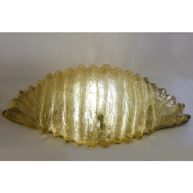 Vintage Resin Shell Wall Sconces Hollywood Regency Style, Restored, 1970's For Sale - Image 9 of 13