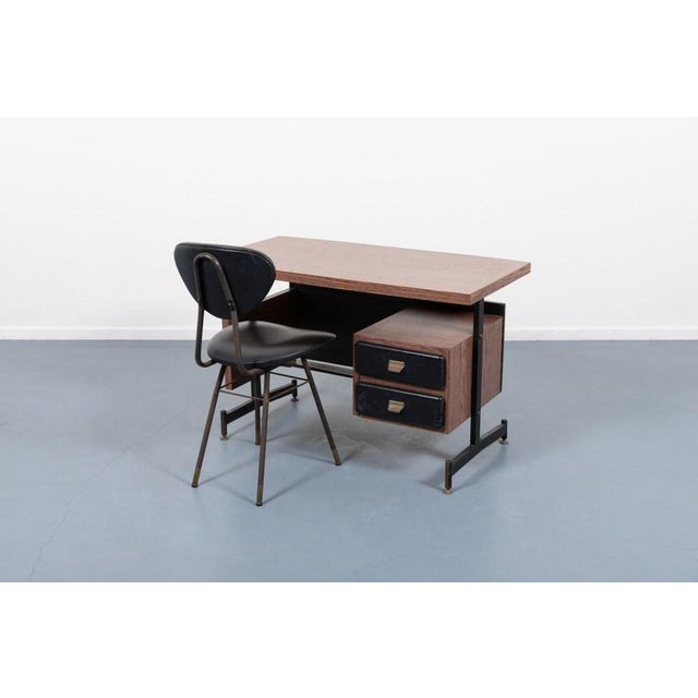 Mid-Century Modern Desk & Chair, 1960s, Set of 2 For Sale - Image 15 of 16