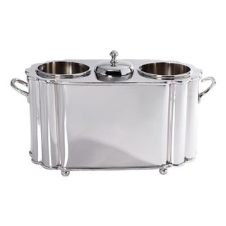 Alsace Brass 2-Bottle Wine Cooler For Sale